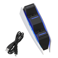 Podwójny szybka ładowarka do PS5 kontroler bezprzewodowy rodzaj USB C podstawka ładująca stacja dokująca dla Sony PlayStation5 Joystick Gamepad nowy 5